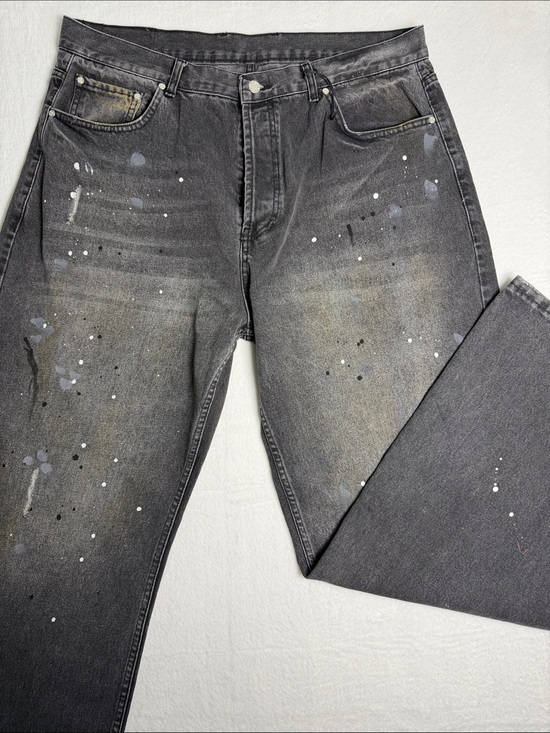 LWH Other - Men's Washed Black Paint-Splatter Jeans